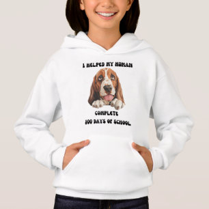 Basset Hound 100 jours de Sweat - shirt à capuche 