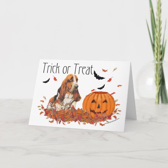 Basset Hound Halloween (Devant)