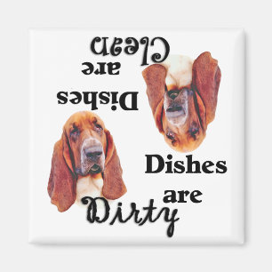 Basset Hound Love Lave-vaisselle Magnet