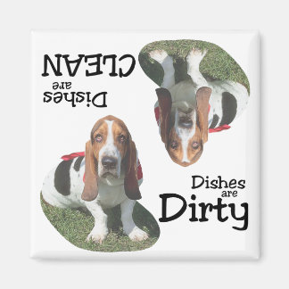 Basset Hound Love Lave-vaisselle Magnet