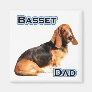 Basset Hound Papa 4 - Magnet