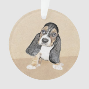 Basset Hound Peinture Chiot - Art Chien original