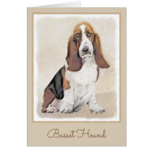 Basset Hound Peinture - Cute Original Chien Art