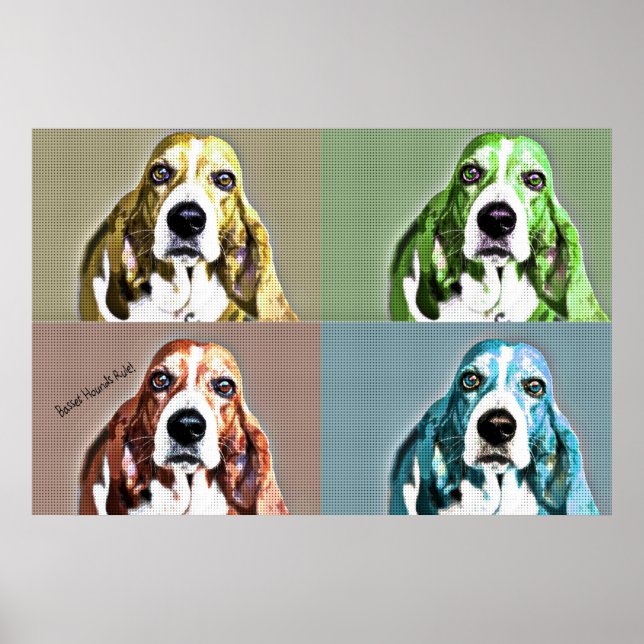 Basset Hound Poster (Devant)