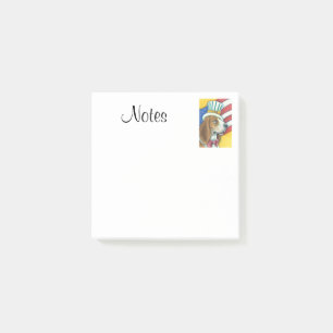 BASSET HOUND UNCLE SAM, DOG 3M Post-it® Notes
