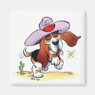 Basset s'est fait drool ? Magnet