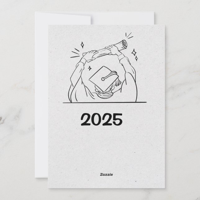 Bassh - Élégant Invitation personnalisé (Dos)