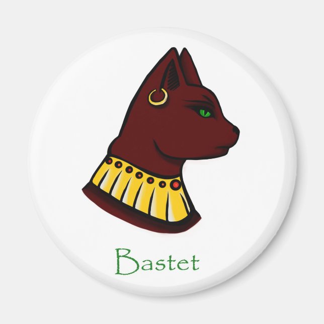 Bastet - aimant de déesse égyptienne (Devant)