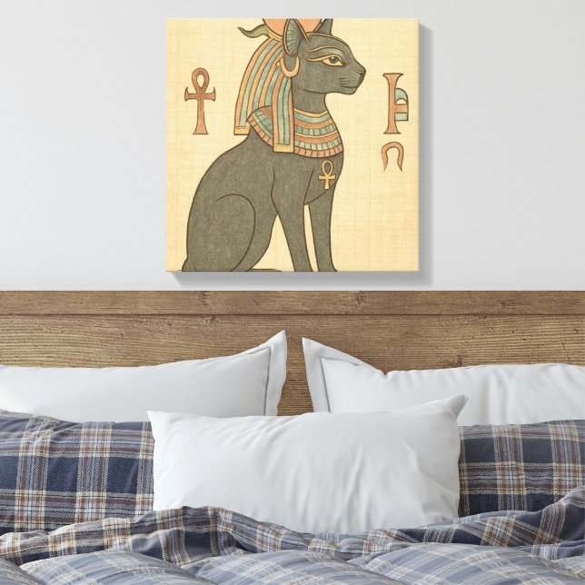 Bastet Délégation Égyptienne Toile Art (Insitu(Chambre))