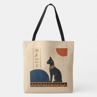 Bastet Egyptian Cat Tote Bag