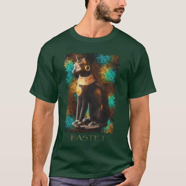 BASTET II Chat égyptien Dieu T-shirt (Devant)