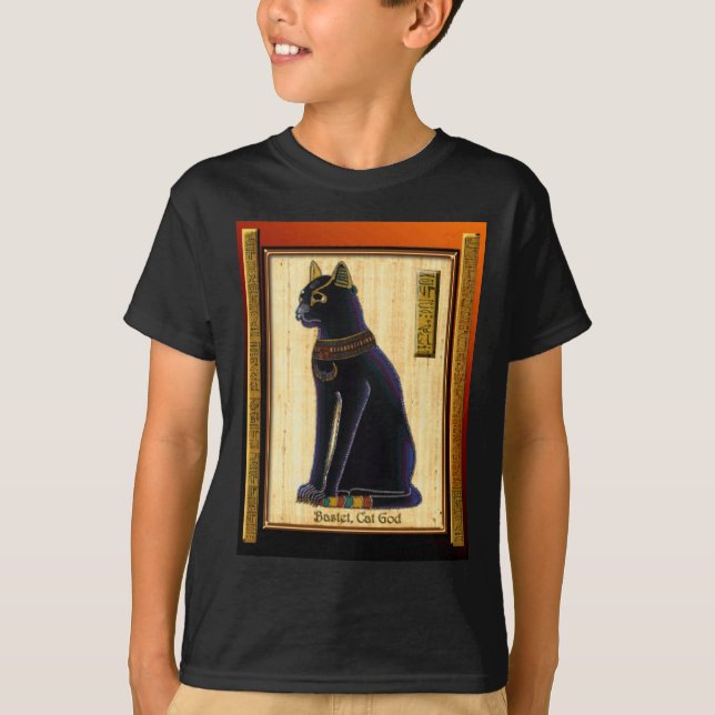 BASTET ~ T-shirt Dieu chat (Devant)