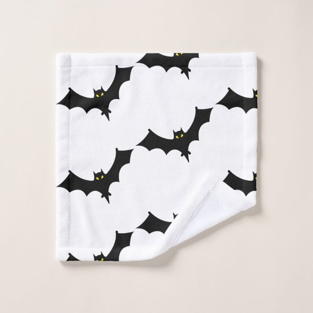 Bat d'Halloween (Gant de toilette)