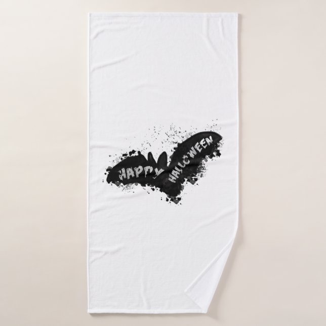 Bat d'Halloween (Serviette de bain)