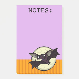 BAT GRAPHIQUE POST-IT PURPLE NOTEPAD