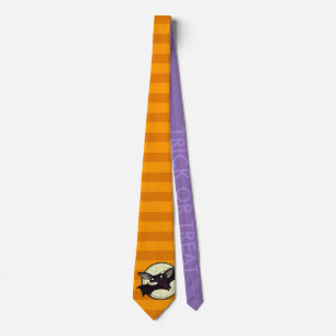 BAT HALLOWEEN BAT STRIPED TRICK OU CRAVATE DE TRAI