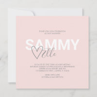 Bat mitzvah de typographie moderne