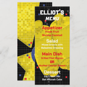 Bat ou bar Mitzvah JEU SUR LE Menu Alimentaire