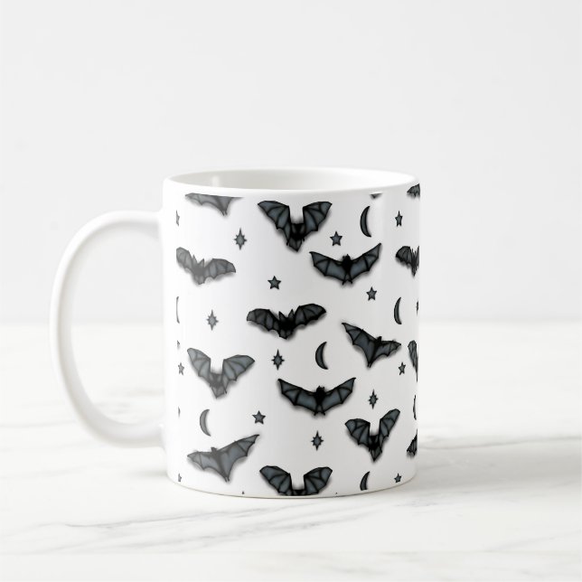 Bat Silhouettes Café Mug (Gauche)