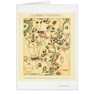 Bataille d'Antietam - carte panoramique 2 de