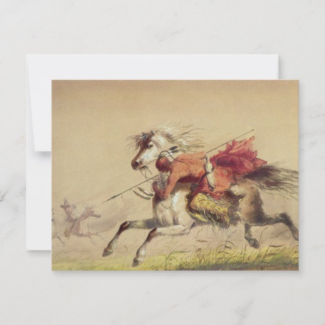 Bataille De Blue Water Creek Par Alfred Jacob Mill (Devant)