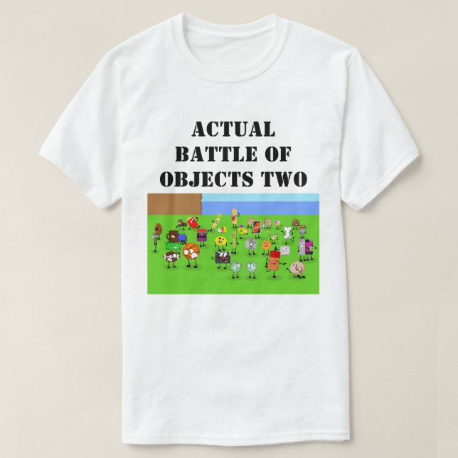 Bataille de T-shirt d'objets (Design devant)