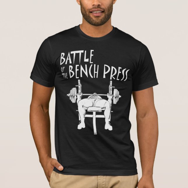 Bataille du T-shirt de banc à presse (Devant)