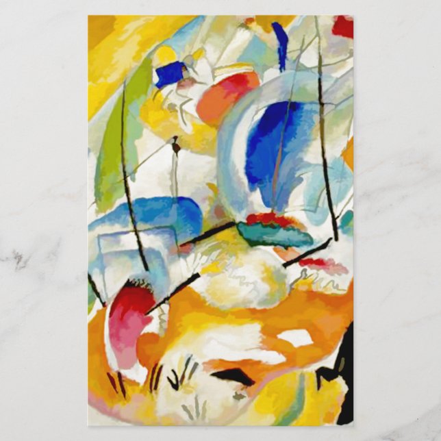 Bataille maritime de Kandinsky 1913 (Devant)
