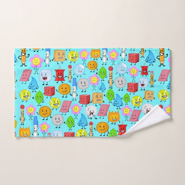 bataille pour dream island motif (Serviette à main)