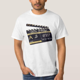 "Bataille T-shirt de claquette de film de