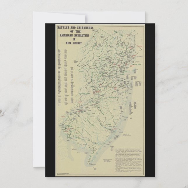Batailles de la guerre révolutionnaire dans le New (Devant)