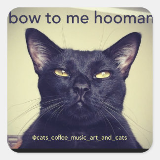Batcat : arc à moi hooman Sticker