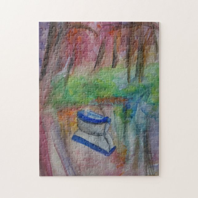 Bateau 11" x 14" puzzle de photo avec la (Vertical)