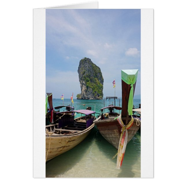 bateau à longue queue en Thaïlande (Devant)