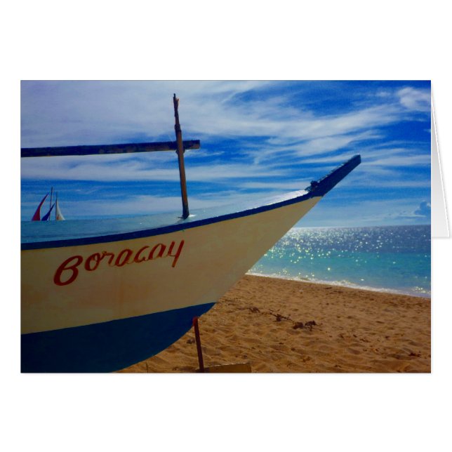 bateau à sable boracay (Devant horizontal)