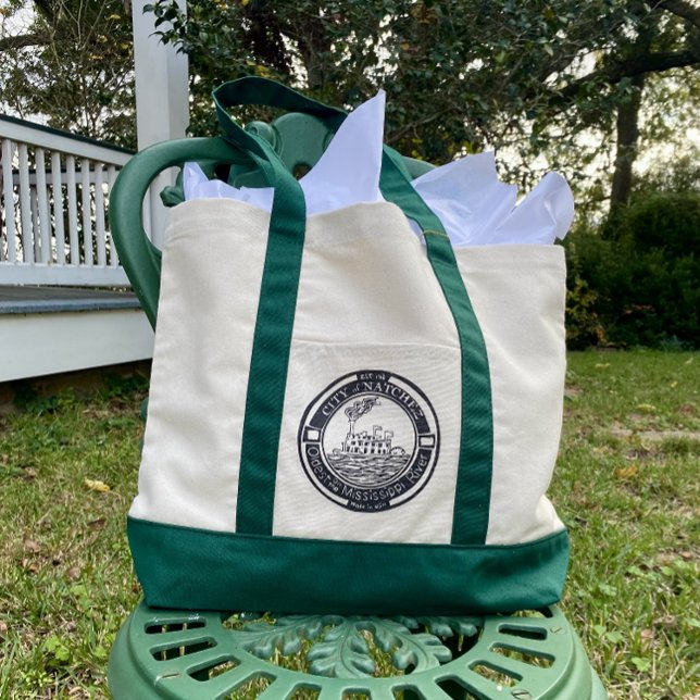 Bateau à vapeur Manhole Cover Art Sac fourre-tout  (Créateur téléchargé)