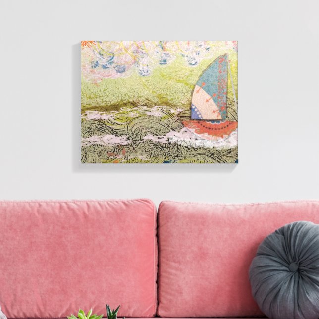 Bateau à voile Art Déco  (Insitu(Salon))