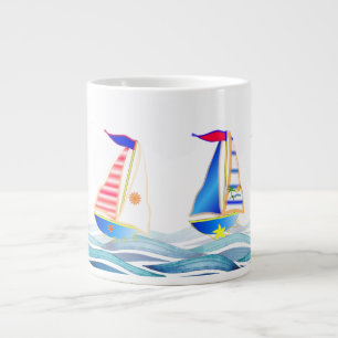 Bateau à voile Café Mug