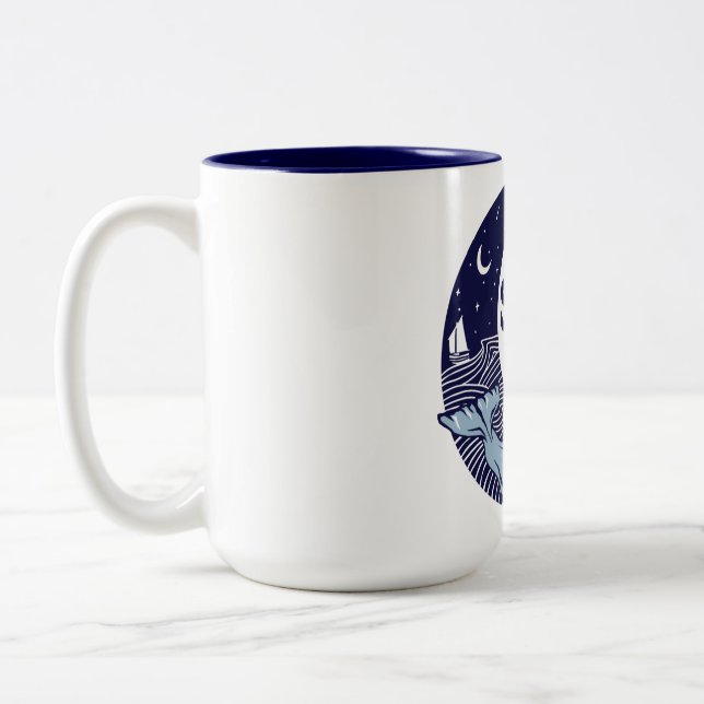 Bateau à voile Luna Mug (Gauche)