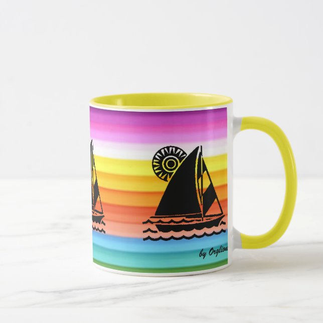 Bateau à voile Mug (Droite)