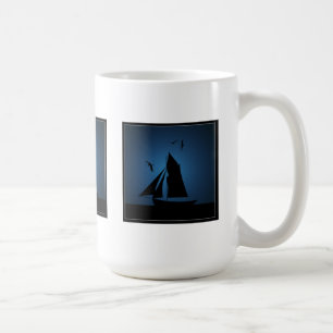 Bateau à voile Ocean Blue Mugs