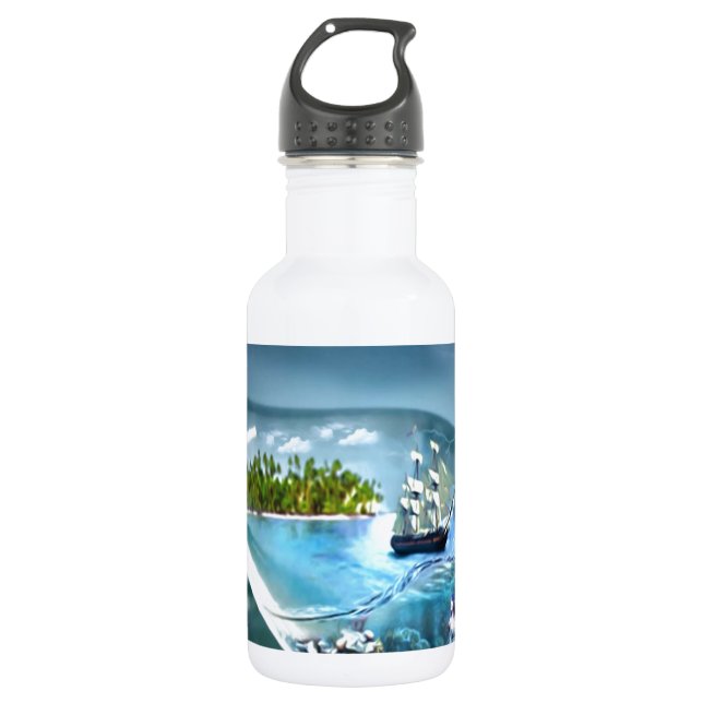 Bateau dans une bouteille (Devant)