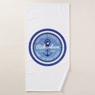 Bateau de barre de capitaine Vintage Nautical Rope