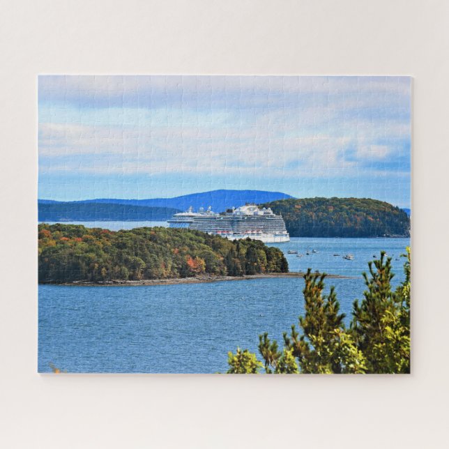 Bateau de croisière à Bar Harbour Jigsaw Puzzle (Horizontal)