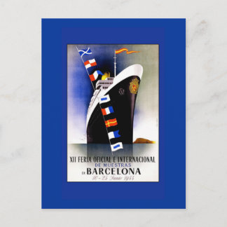 Bateau de croisière vintage Art sur cartes, cartes