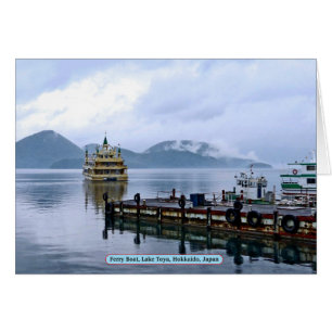 Bateau de ferry, Lac Toya, Hokkaido, Japon