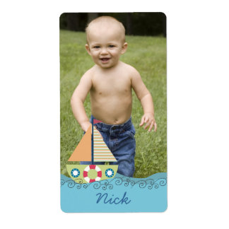 Bateau de fête d'anniversaire Yacht Photo Stickers