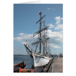 Bateau de navigation--carte vierge
