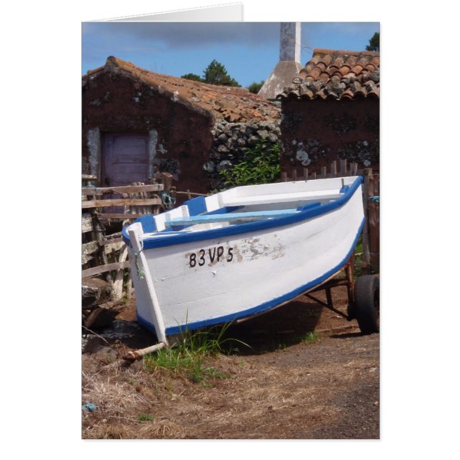 Bateau de pêche traditionnel açoréen (Devant)