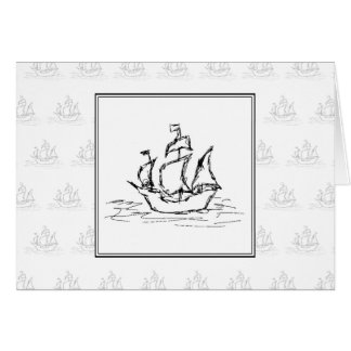 Bateau de pirate noir et blanc. Sur le modèle de